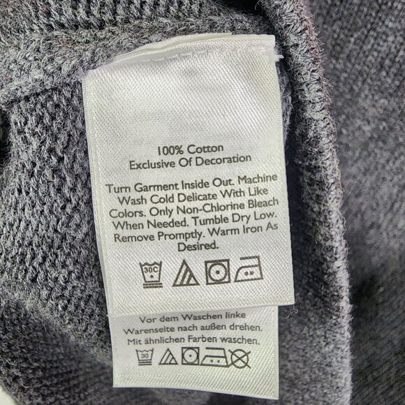 Mens Eddie Bauer Burgundy & Gray Sweatshirt 1/4 Zip Long Sleeve Mock Neck Size M - Picture 4 of 8